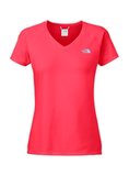 The North Face - Womens Short-Sleeve Reaxion Amp V-neck T-Shirt-shirts-Living Simply Auckland Ltd