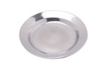 Kiwi Camping - Stainless Steel Plate 24cm-tableware-Living Simply Auckland Ltd