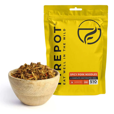 Firepot Spicy Pork Noodles- Regular Serving