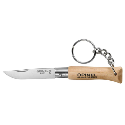 Opinel - 4VRI Stainless Keyring Folding Knife