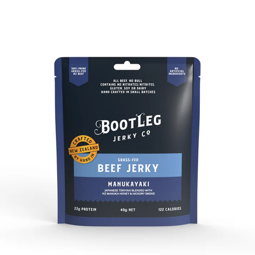 Bootleg Jerky Co - ManukaYaki 40g