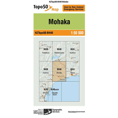 LINZ Topo50 - BH40 Mohaka