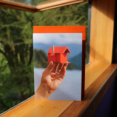 Kemi & Niko - Greeting Card Mount Brown Hut