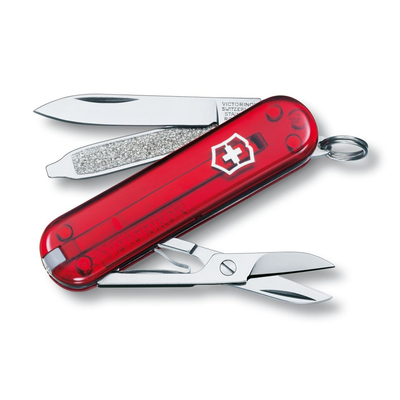 Victorinox - Classic Transparent Red