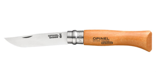 Opinel - Carbon Blade NO8 Folding Knife