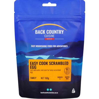 Back Country Cuisine - Easy Cook Scrambled Eggs 160g