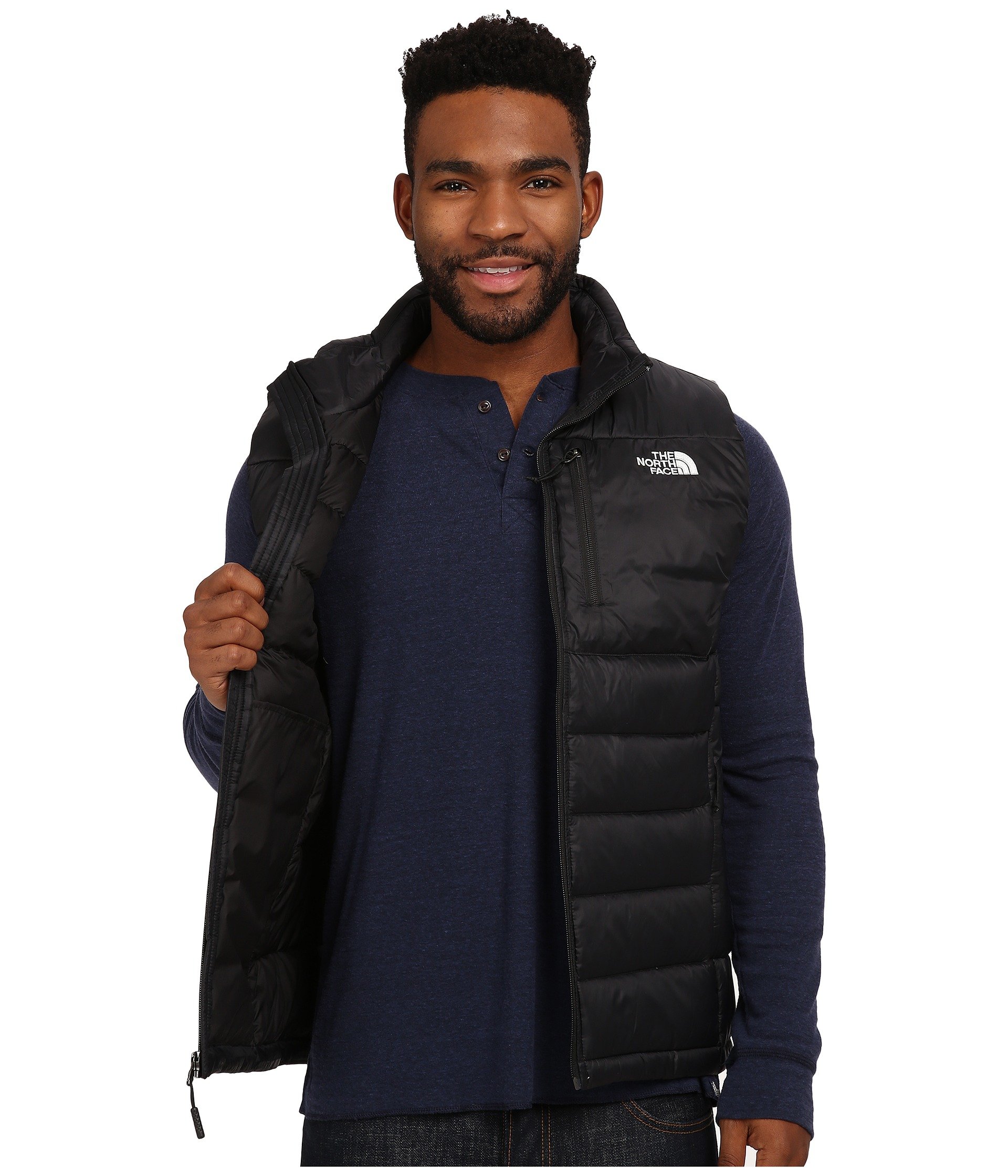 north face vest mens