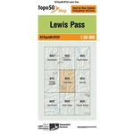 LINZ Topo50 - BT23 Lewis Pass-maps-Living Simply Auckland Ltd