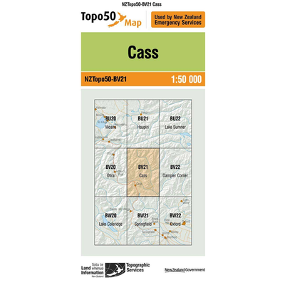 LINZ Topo50 - BV21 Cass