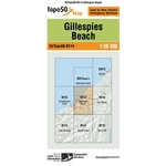 LINZ Topo50 - BX14 Gillespies Beach-maps-Living Simply Auckland Ltd