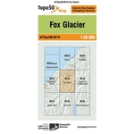 LINZ Topo50 - BX15 Fox Glacier-maps-Living Simply Auckland Ltd