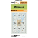 LINZ Topo50 - CD07 Manapouri-maps-Living Simply Auckland Ltd