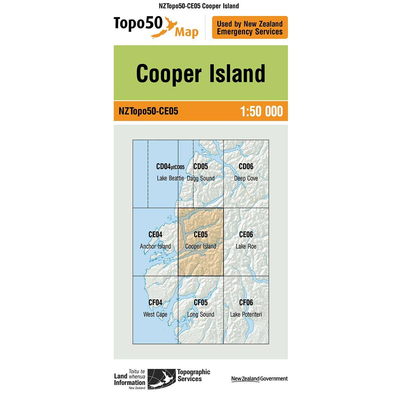 LINZ Topo50 - CE05 Cooper Island