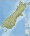 LINZ - South Island Map 1:1000000-maps-Living Simply Auckland Ltd