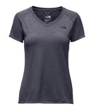 The North Face - Women's Reaxion Amp V-neck T-Shirt-shirts-Living Simply Auckland Ltd