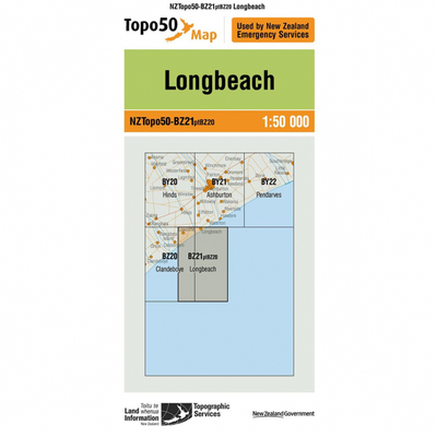 LINZ Topo50 - BZ21ptBZ20 Longbeach