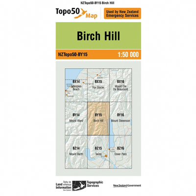 LINZ Topo50 - BY15 Birch Hill