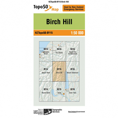 LINZ Topo50 - BY15 Birch Hill