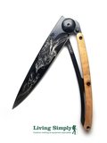 Deejo - 37g Knife 'New Zealand Collection Tui Kowhai'-knives & multi-tools-Living Simply Auckland Ltd