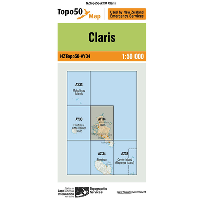 LINZ Topo50 - AY24 Claris