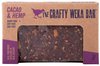 Crafty Weka Bar - Cacao and Hemp-energy & snacks-Living Simply Auckland Ltd